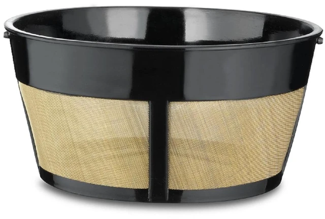 Main image of Café Brew Reusable 8-12 Cup Basket Coffee Filter, Permanent Stainless Steel