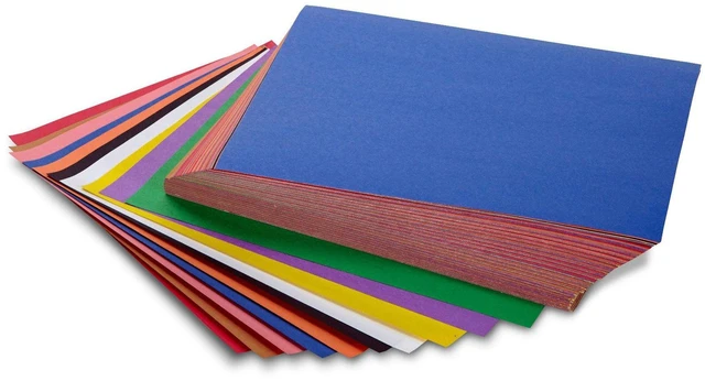 Alt view image 6 of 6 - Crayola Construction Paper, 240 Pages, Valentines Party Supplies, 10 Colors, Craft Paper