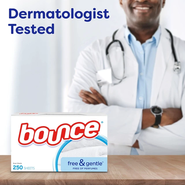 Alt view image 3 of 7 - Bounce Free & Gentle Dryer Sheets, Unscented, 120 Count