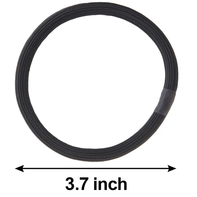 Alt view image 6 of 6 - GOODY Hair Elastics, XL & Extra Thick, Black, 10 Count, Pack of 2 | Ouchless