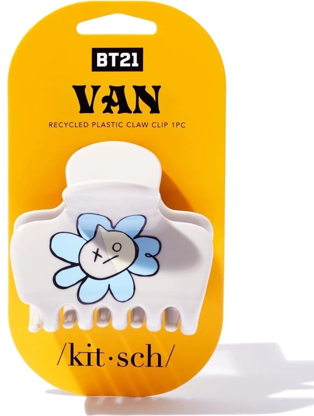 Main image of Kitsch x BT21 Large Hair Clips For Women - VAN, 1pc