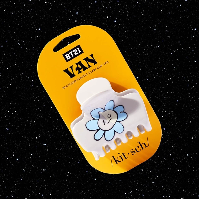 Alt view image 6 of 6 - Kitsch x BT21 Large Hair Clips For Women - VAN, 1pc