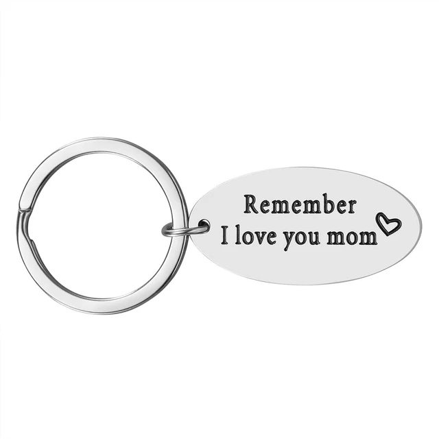 Alt view image 5 of 5 - iWenSheng 2PCS Mom Dad Keychain Parents Gifts from Daughter