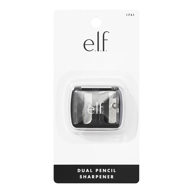 Alt view image 5 of 5 - e.l.f., Dual-Pencil Sharpener, Convenient, Essential Tool, Sharpens, Easy To Clean, Travel-Friendly, Compact, Includes Bonus Small Sharpener
