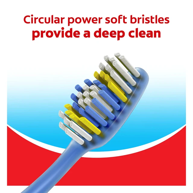Alt view image 6 of 7 - Colgate Extra Clean Soft Toothbrush, 3 Pack