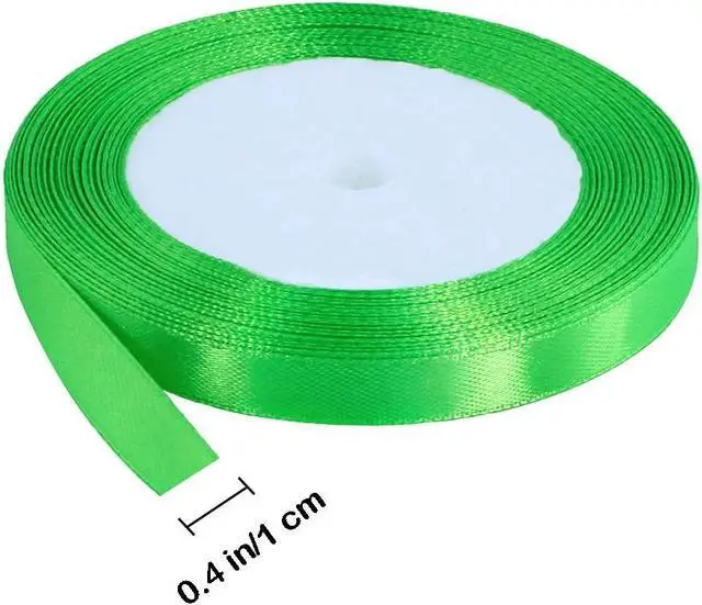 Alt view image 3 of 7 - 16 Colors Silk Satin Fabric Ribbon - 2/5" Wide, 25 Yard/roll, 16 Rolls - Satin Ribbon for Bows, Crafts, Gifts, Wedding