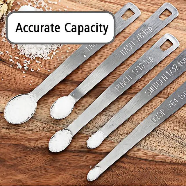 Alt view image 5 of 5 - 2PCS 1/10tsp(0.5ml) Mini Measuring Spoon, Small Teaspoon for Tiny Amounts | High Precision, Food-Grade, Rust-Free, Dishwasher-Safe, Easy-Read Markings, Multi-Purpose, Sturdy & Durable