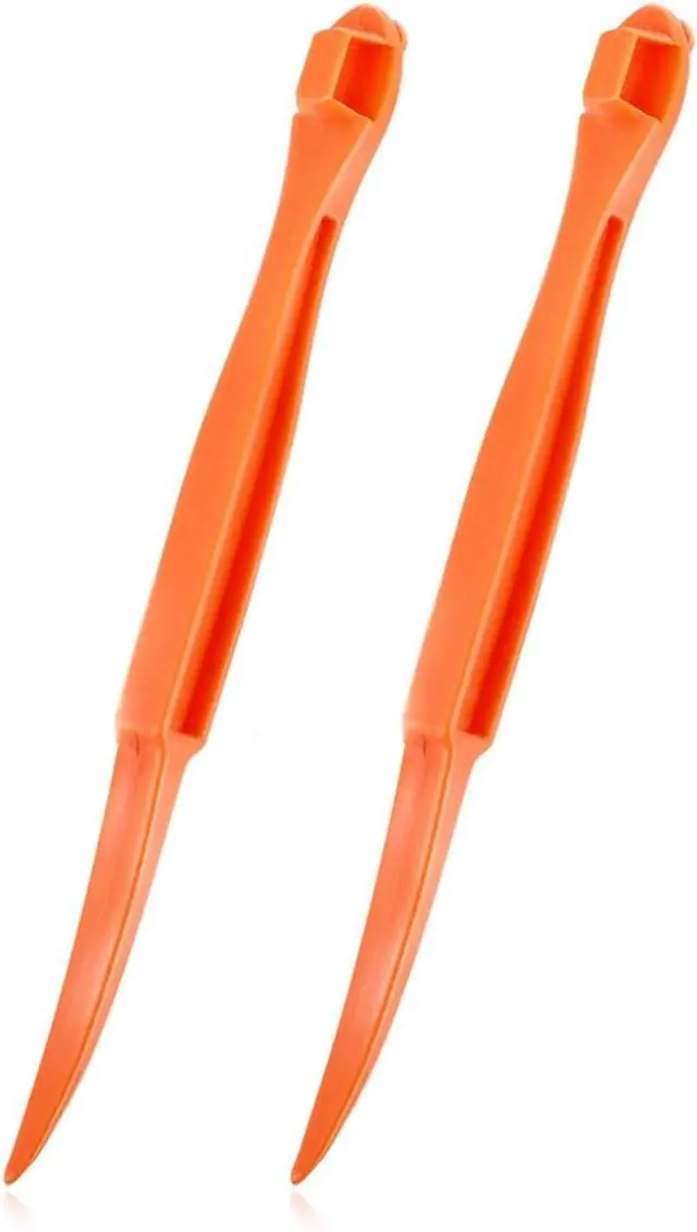 Main image of Orange Peeler Tools Citrus Peel Cutter Plastic Fruit Slicer Cutter Lemon Peeler Opener Remover Fruit Vegetable Tools Kitchen Accessories Cooking Knife Kitchen Gadget Tool,2 Pack (Orange)