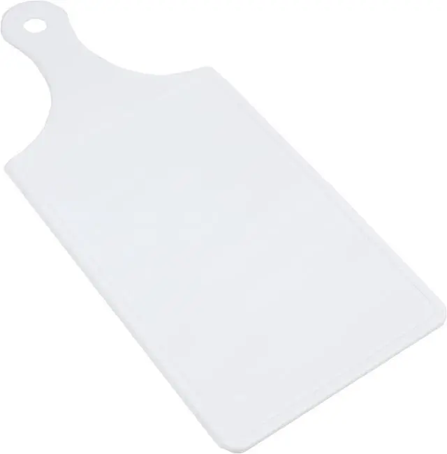 Main image of Chef Craft Plastic Cutting Board, 8 x 5 inch, 12 inch in length, White