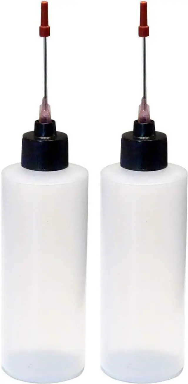 Main image of 2-4oz Plastic Squeeze Bottles with 1.5 inch Stainless Steel Applicators