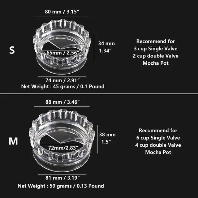 Alt view image 6 of 7 - Moka Pot Dosing Ring & Coffee Distributor 2in1 Coffee Maker Dosing Ring For Moka Express Fast Distribute and Tamp, Avoid Mess And Wast (M for 4-6cup Moka Pot)