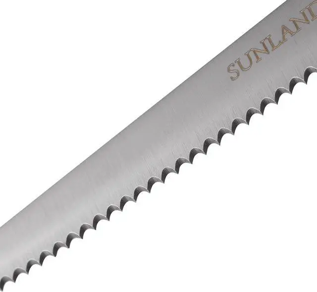 Alt view image 6 of 6 - SUNALND Steak Knives Set,Micro Serrated Edge Full Tang Triple Riveted Steak Knife (4)