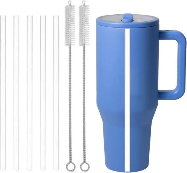 Main image of Replacement Straws Compatible with HydroJug Traveler 40 oz,Clear Drinking Straws for Hydrojug Traveler 40 oz Tumbler Cup,Reusable Straw Cleaner Brush for Hydrojug Traveler Tumbler Accessories