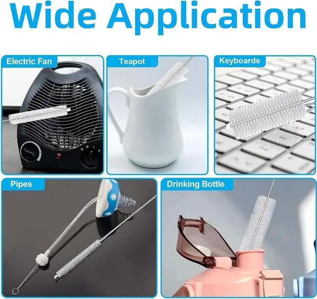 Alt view image 6 of 7 - Replacement Straws Compatible with HydroJug Traveler 40 oz,Clear Drinking Straws for Hydrojug Traveler 40 oz Tumbler Cup,Reusable Straw Cleaner Brush for Hydrojug Traveler Tumbler Accessories