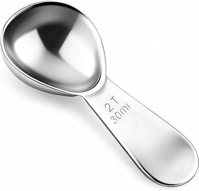 Main image of 18/8 Stainless Steel 2 Tbsp Coffee Scoop - Exact Measuring Spoon (30ml)