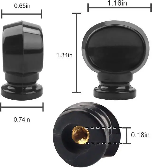 Alt view image 2 of 7 - P08-035 Fry Pan Lid Knob Replacement for Farberware Pot & Pan Parts | Lid Handle Replacement Compatible with Farberware Frying Pan, Skillet, Saucepan, Cooking Pot, Saute Lids