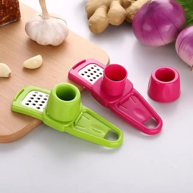 Alt view image 4 of 7 - Zittop Multifunction Stainless Steel Pressing Garlic Slicer Cutter Shredder Kitchen To Garlic Slicer