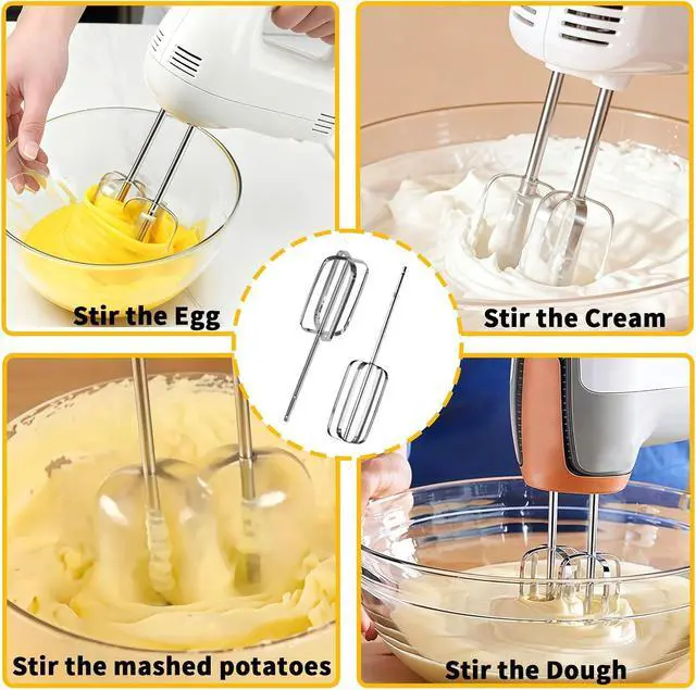 Alt view image 3 of 7 - Hand Mixer Beaters for Hamilton Beach | Hand Mixer Attachments Compatible with 62682RZ 62692 64699 62695V Electric Mixer