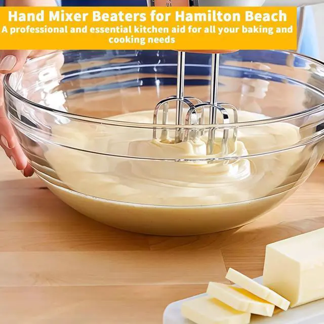 Alt view image 6 of 7 - Hand Mixer Beaters for Hamilton Beach | Hand Mixer Attachments Compatible with 62682RZ 62692 64699 62695V Electric Mixer