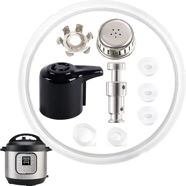 Main image of Replacement Parts for Instant Pot Duo/Duo Plus 5&6QT, 10Pcs Set with Steam Release Valve, Sealing Ring, Float Valve replacement for Instant Pot, lid replacement for Instantpot IP-DUO50 IP-DUO60