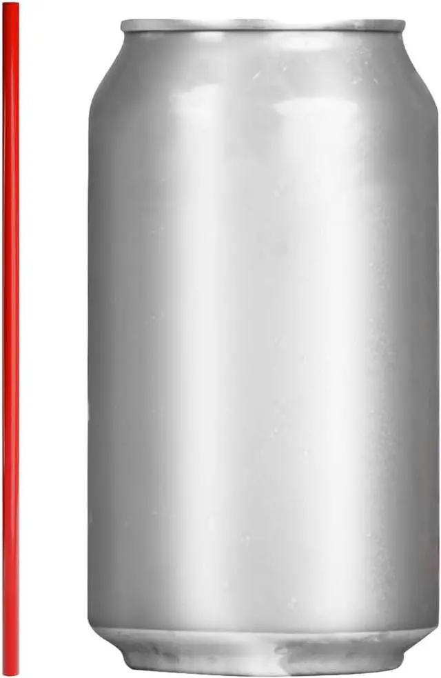 Alt view image 2 of 3 - 5 Inch Slim Plastic Coffee Stirrers and Cocktail Straws, Red, 1,000 Count | Coffee straws and cocktail straws, slim 5-inch sip-stirrer design, red, 1,000 count