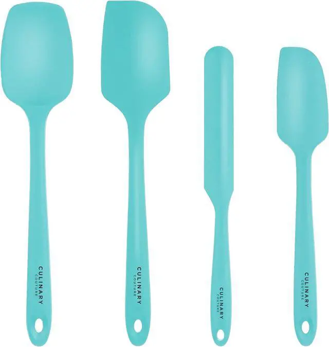 Main image of 4-Piece Silicone Baking Spatula Set - Rubber Spatulas Silicone Heat Resistant, BPA-Free - Spatula Set for Nonstick Cookware - Baking Essentials