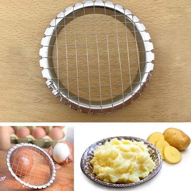 Alt view image 3 of 7 - Egg Chopper Stainless Steel Egg Slicer Fruit Cube Cutter Salads Cutters Tomato Cutter Potato Cutter as pictures