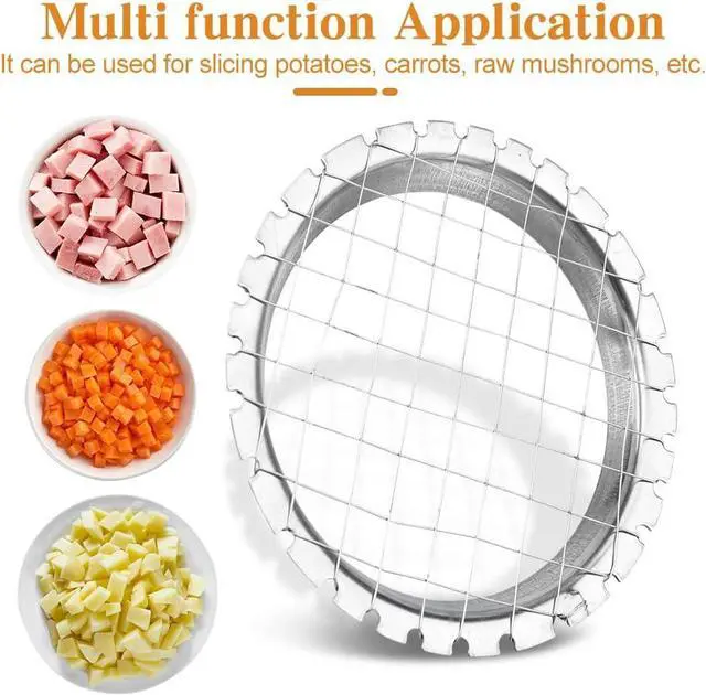 Alt view image 4 of 7 - Egg Chopper Stainless Steel Egg Slicer Fruit Cube Cutter Salads Cutters Tomato Cutter Potato Cutter as pictures