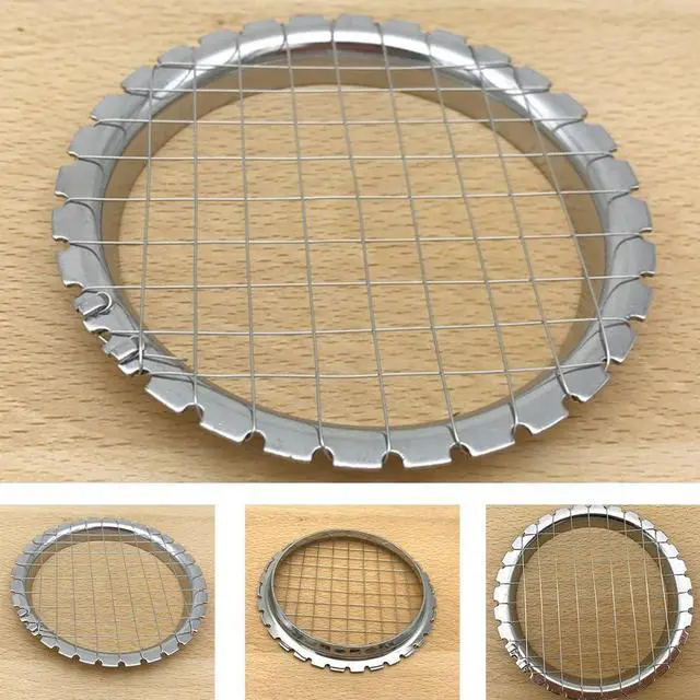 Alt view image 6 of 7 - Egg Chopper Stainless Steel Egg Slicer Fruit Cube Cutter Salads Cutters Tomato Cutter Potato Cutter as pictures