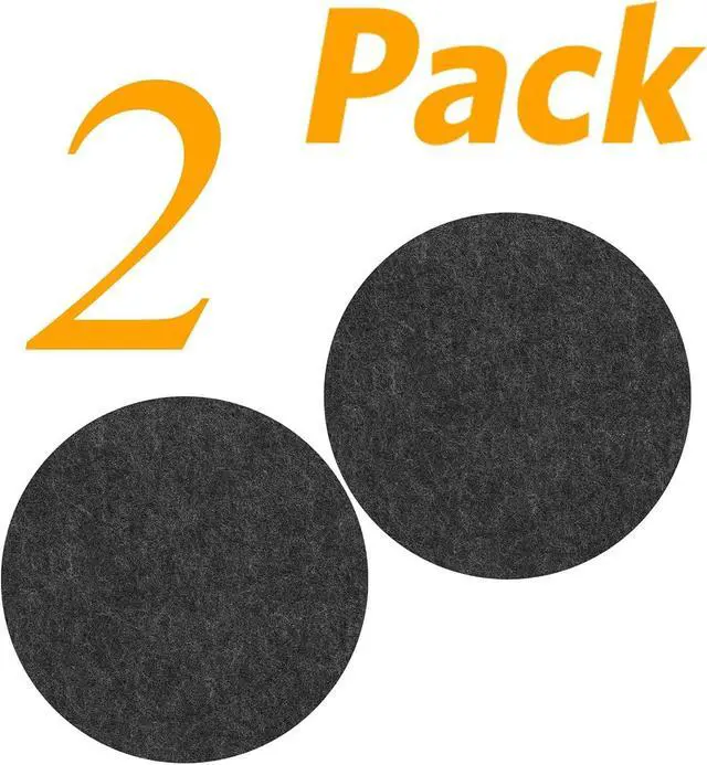 Alt view image 2 of 5 - Urbanstrive 4 PCS Coasters Absorbent Felt Coasters for Drinks Bar Home, 4 Inch (Black Round)
