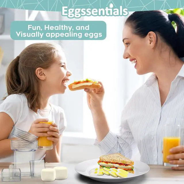 Alt view image 4 of 7 - Eggssentials Square Egg Press - Egg Shaper - Cuber for Hard Boiled Eggs - 15 Minutes to Perfect Cubes