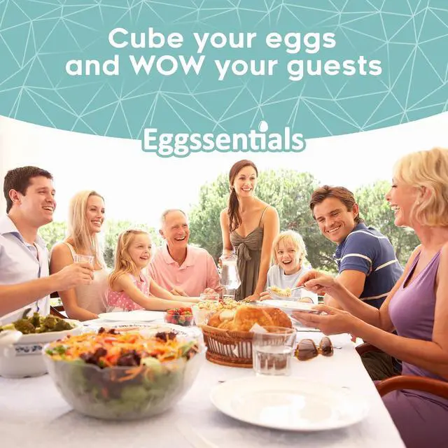 Alt view image 6 of 7 - Eggssentials Square Egg Press - Egg Shaper - Cuber for Hard Boiled Eggs - 15 Minutes to Perfect Cubes