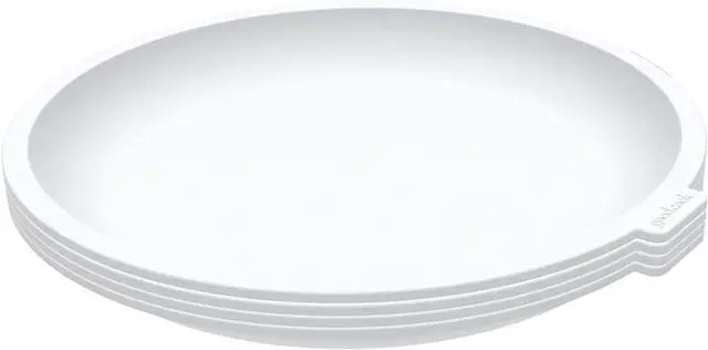 Main image of GoodCook Everyday Microwave Plates Stay-Cool Stackable Lightweight Design, Set of 4