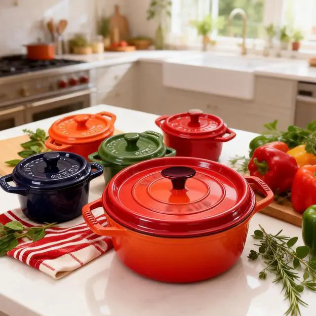 Alt view image 6 of 6 - Stainless Steel Dutch Oven Lid Knob Replacement Handle - Compatible with Le Creuset, Also Fits Aldi, Lodge & Other Enameled Cast Iron Pots,Red