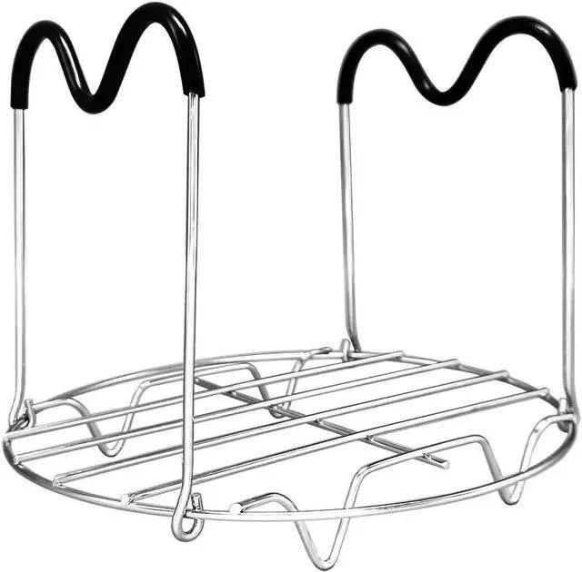 Main image of Trivet with Silicone Handles for Instant Pot 6 Qt 8 Qt, Alamic Instant Pot Trivet with Heat Resistant Silicone Handles, Steamer Rack Trivet for Electric Pressure Cookers 6 Qt 8 Qt