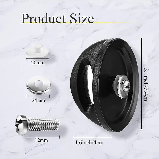 Alt view image 2 of 7 - Universal Pot Lid Handle Replacement Compatible With rival crockpot Replacement Lid Parts and more Universal Kitchen Cookware Lid Replacement Knobs 3 Inch(1 Pack)