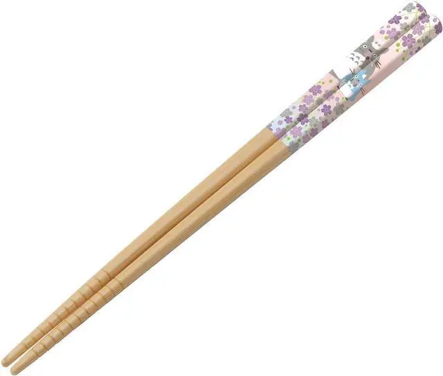 Main image of My Neighbor Totoro Bamboo Chopstick -Anti-Slip Grip for Ease of Use - Authentic Japanese Design - Flowers
