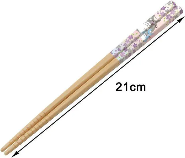 Alt view image 3 of 3 - My Neighbor Totoro Bamboo Chopstick -Anti-Slip Grip for Ease of Use - Authentic Japanese Design - Flowers