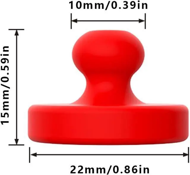 Alt view image 3 of 7 - Air Fryer Magnets for Parchment Paper, 8PCS Strong Magnetic Silicone Clips to Secure Liners & Prevent Burning, 100% Food-Safe BPA Free, Waterproof & Heat-Resistant (0.86 inch, (Red)