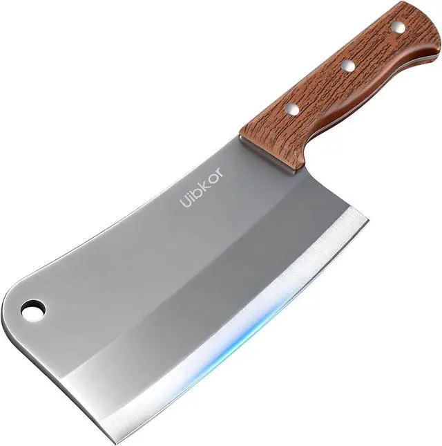 Main image of 7 Inch Meat Cleaver Knife, Butcher Knife Chef Knife Heavy Duty Bone Chopper | Ultra Sharp High Carbon Steel Blade, Ergonomic Non-Slip Handle for Bone Cutting, Vegetable Chopping, Restaurant, Kitchen