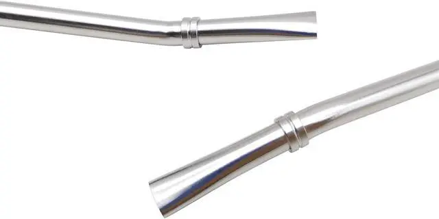 Alt view image 3 of 6 - Yerba Mate Bombilla Gourd Drinking Filter Straws 304 Food-Grade 18/8 Stainless Steel - Set of 2 with Cleaning Brush - 6.1" Long
