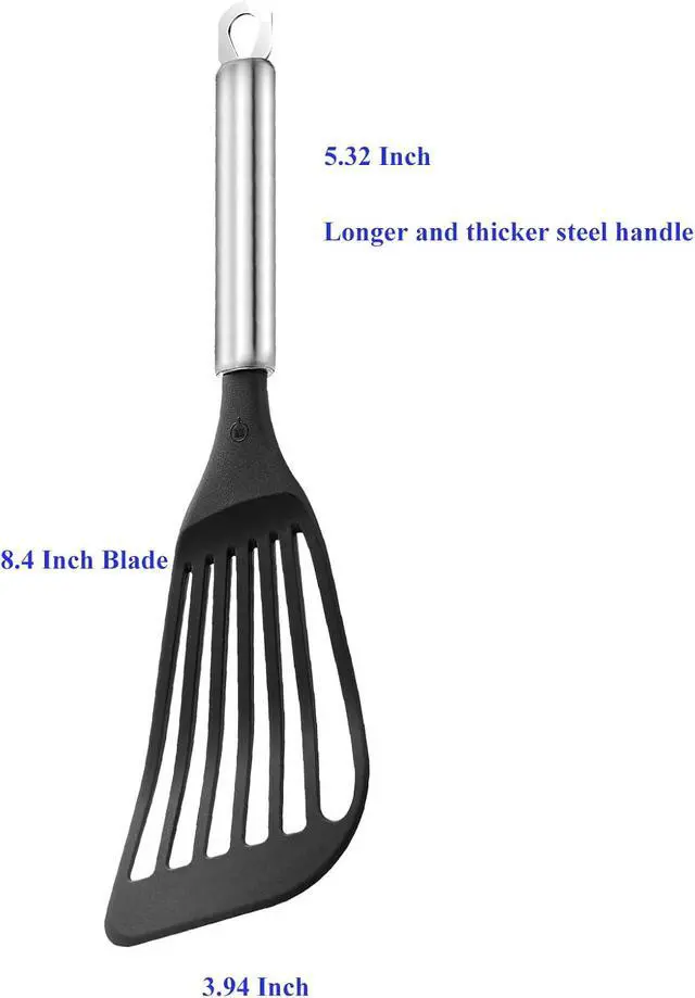 Alt view image 2 of 7 - Tenta Kitchen Flexible Fish Turner Spatula, for Fish/Egg/Meat/Dumpling Frying