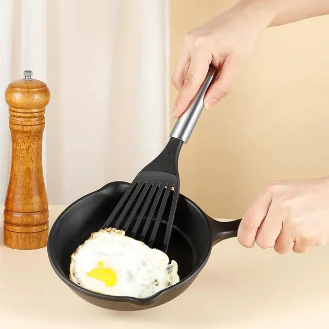 Alt view image 4 of 7 - Tenta Kitchen Flexible Fish Turner Spatula, for Fish/Egg/Meat/Dumpling Frying