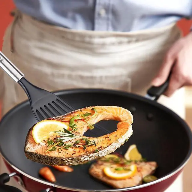 Alt view image 7 of 7 - Tenta Kitchen Flexible Fish Turner Spatula, for Fish/Egg/Meat/Dumpling Frying