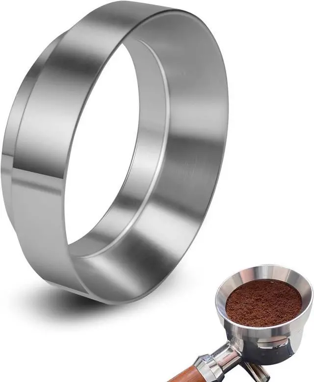 Main image of 51mm Espresso Dosing Funnel with Magnetic, 51mm Portafilter Funnel, Dosing-Funnels, Compatible with Filter Espresso Dosings Funnels, 8 Magnets (Silver)