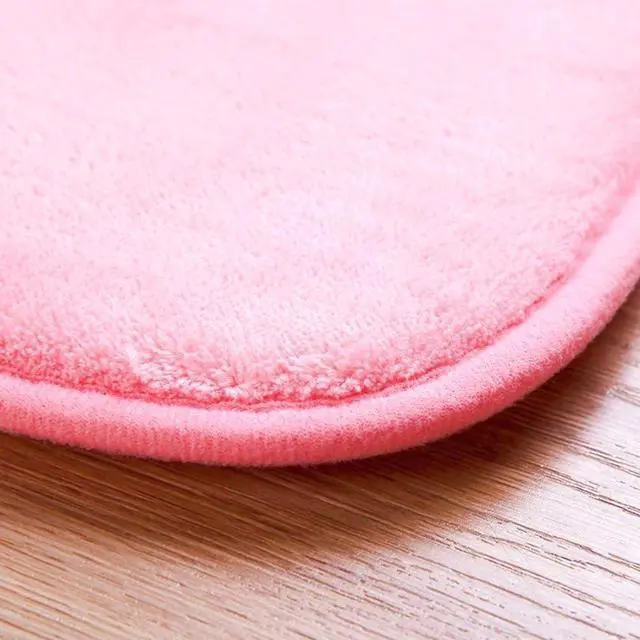 Alt view image 7 of 7 - Pink Cartoon Non Slip Memory Foam Bath Mat 15.75 x 23.62 Inch | Cute Design,Super Soft & Water Absorbent Multi-Use Rug, Suitable for Bathroom, Bedroom, Living Room and Entry Door
