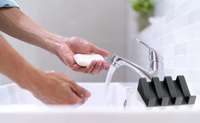 Alt view image 4 of 6 - Soap Dish, Bar Soap Holder for Shower for Bathroom, Kitchen, Bathtub, Easy to Clean, Keep Soap Dry, Extend Soap Life
