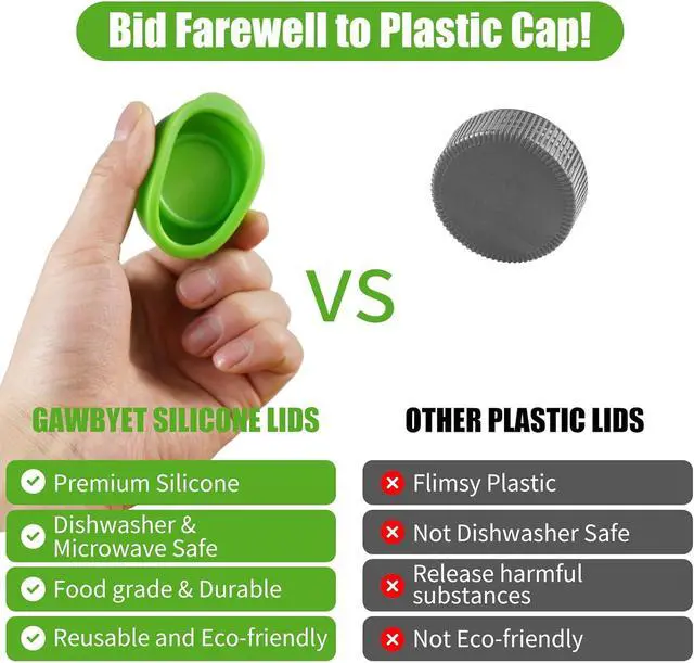 Alt view image 4 of 7 - Silicone Milk Bottle Caps,48mm Diameter Glass Jug Replacement Lids Fit Stanpac & Libbey & Stock Your Home & The Dairy Shoppe,Reusable and Airtight Bottle Caps(6 Pack) (Three colours)