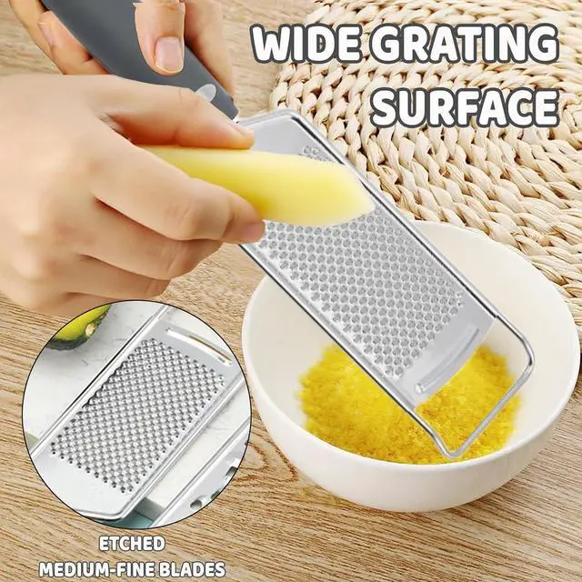 Alt view image 6 of 7 - Lemon Zester Tool,Cheese Grater for Kitchen,Handheld Cheese Grater