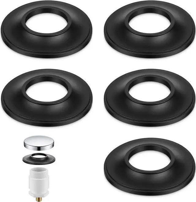 Main image of 5 Pcs Tub Stopper Gasket for Bathtub Pop Up Drain Assemblies Replaces Stopper Bathtub Drain Gasket for Tip Toe Style Bathtubs Stoppers Bathtubs Plug Gaskets(2-1/16 in. x 1 in. x 1/4 in)